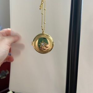 Gorjana Locket on Long Chain
